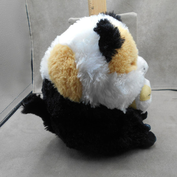 Nanco Belly Buddy Rinko the Calico Cat w/Baby 7" Plush KI-BBB10 - Picture 3 of 8